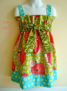 Alia Girls Dress Pattern - PDF